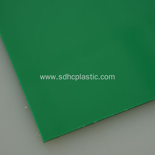 Two color HDPE sheets for playground equipment